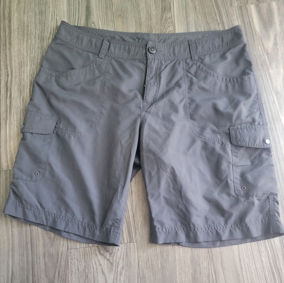 Columbia Gray Cargo Shorts Lightweight Adventure - Picture 1 of 5